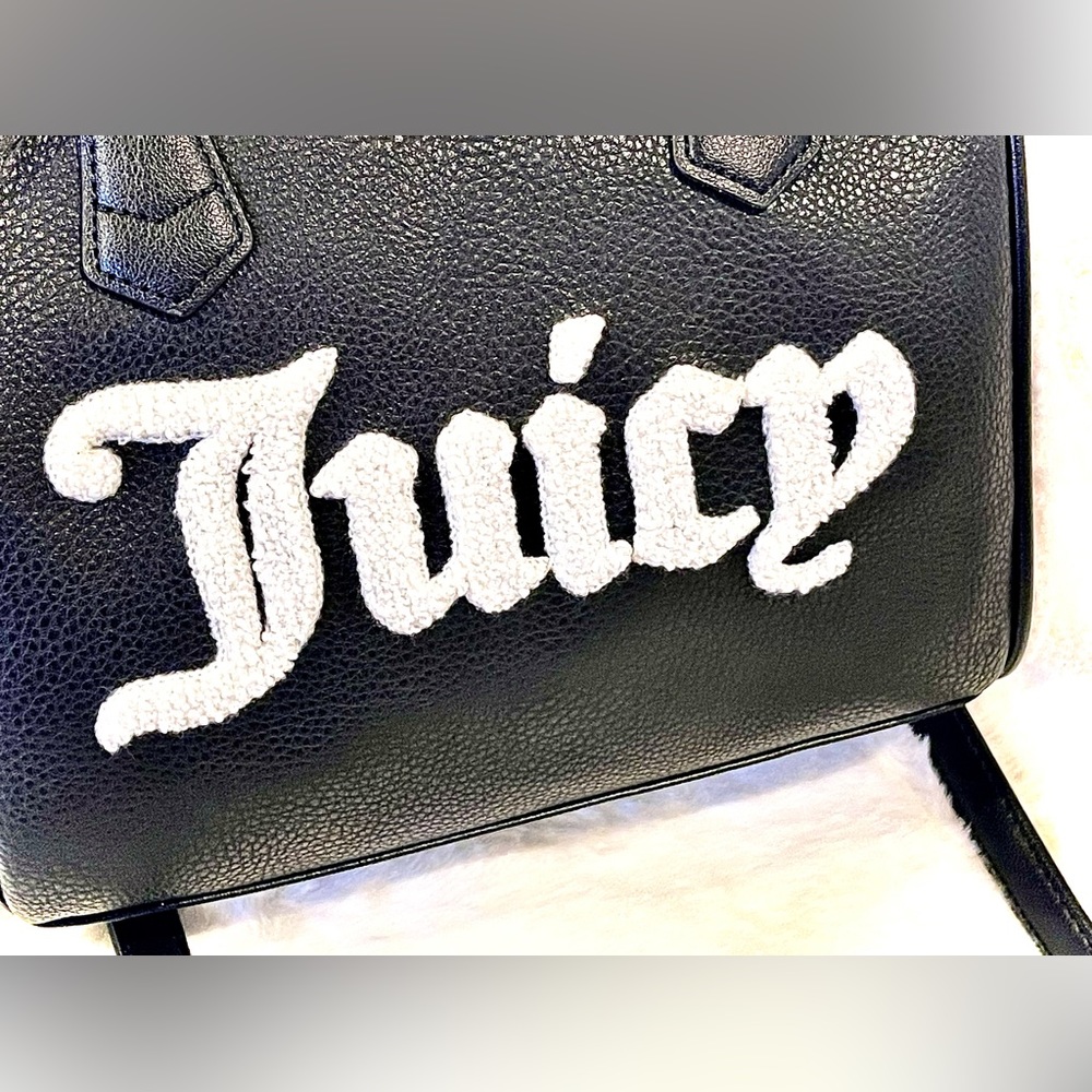 Juicy Couture Black 'Juicy' Dome Satchel Bag - Picture 4 of 7